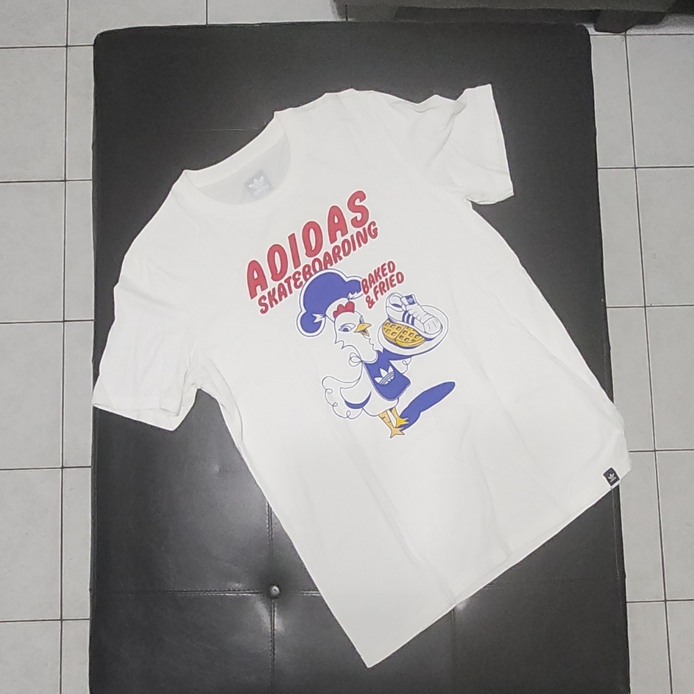 Adidas Skateboarding Baked & Fried Mens Medium T-Shirt